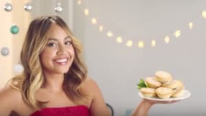 Jessica Mauboy spruiks Target in Christmas ad